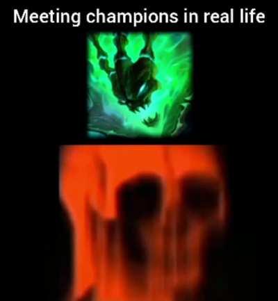 Meeting champions in real life