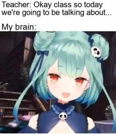 My mind does this sometimes