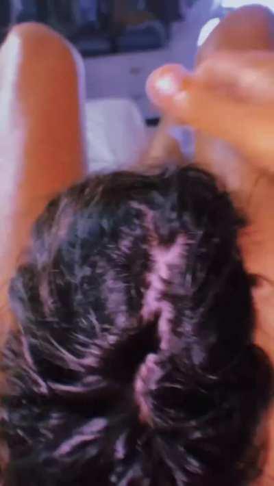 Balls Sucking While Cock Worship Leads Deepthroat Face Fuck