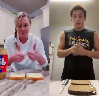 Странный бутерброд.