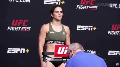 Norma Dumond UFC Fight Night 188 Weigh-Ins