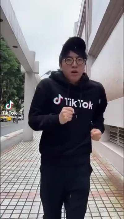 Bro was just taking a jog