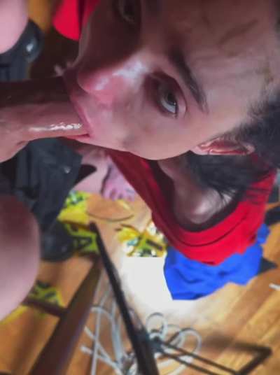 My goon bud says it's definitely not gay, I'm basically just his fleshlight