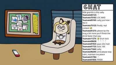 Amelia HIC Animated (with totally legit chat reaction)