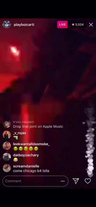 It’s about time we bring back real posts, Carti prolly bumping his new shit he got going on rn in his room like back in the day as u can see in this IG live he made right after DL release, now gearing up, choosing what will make or not the tracklist, it’s