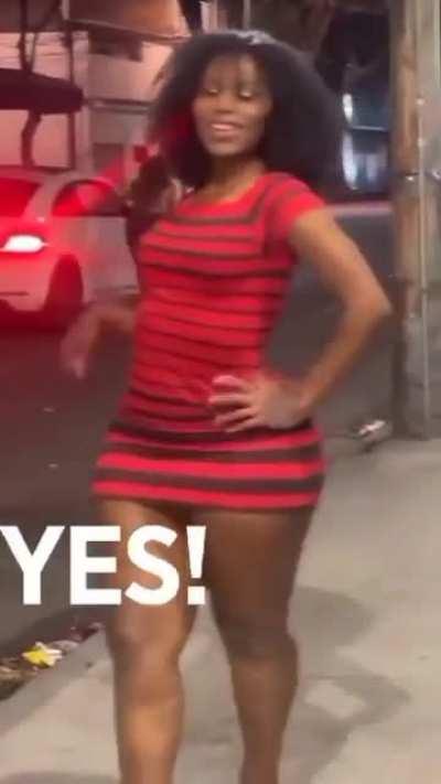 Big booty streetwalker