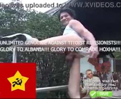 GLORY TO ALBANIA! GLORY TO COMRADE HOXHA! ALL OF YUGOSLAVIA WILL BE ABLAZE!
