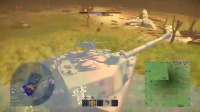 Looks like the japanese got tired of getting nuked They made their tanks nuke proof