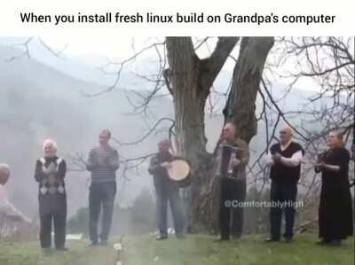 Grandpa rocks