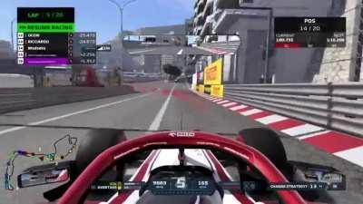 Not sure if this was the gap Senna was on about.