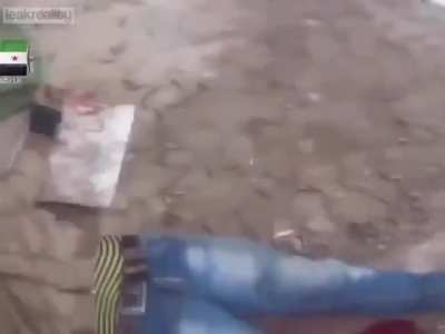 PKM gunner gets sniped (nsfw)