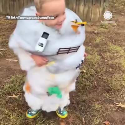 This Halloween costume for the kid