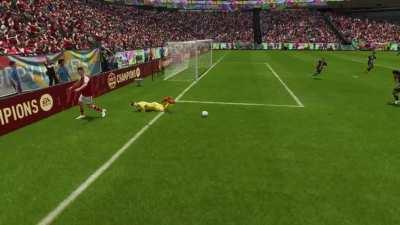 The game felt like there was room for drama and honoured me with this to concede in the last minute