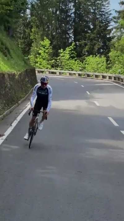 Tom Pidcock Drifting