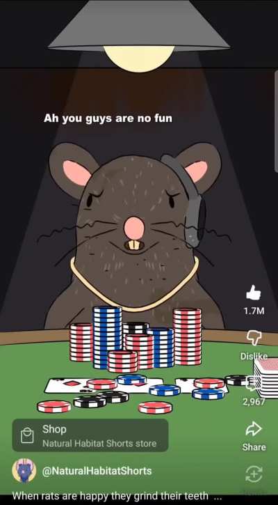 Found this clip from natural habitat shorts