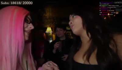 Vanillamace arrives at sisathon party after weeks ago saying she wasnt gonna associate herself with several people at that party