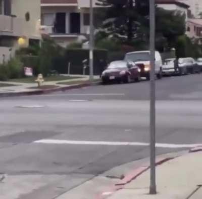 Guess LAPD is doing drive-bys now