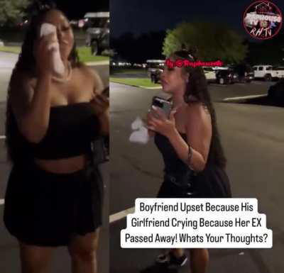 Man Upset Because Girlfriend Is Crying Over Her Ex Boyfriend Who Passed Away 👀