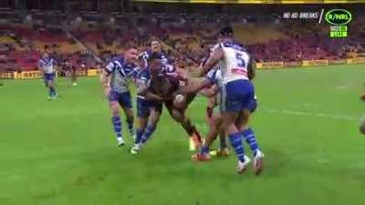 TPJ insane offload to Jamayne Isaako