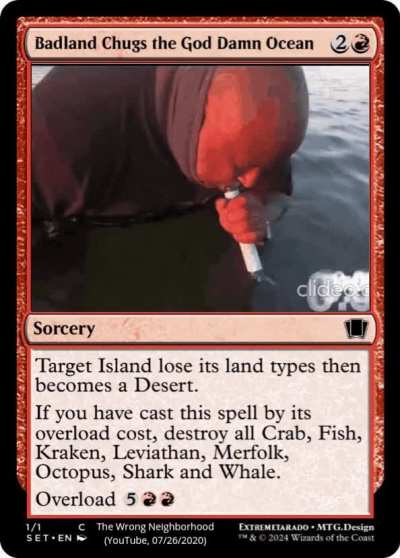 Bandlands Chugs the God Dawn Ocean 