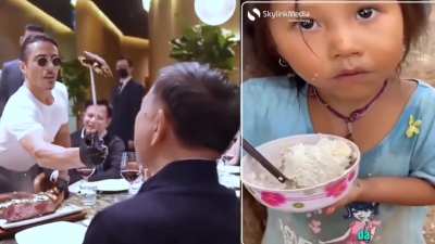 việt cộng ăn bò dát vàng, trẻ con xứ vẹm ăn cơm chan nước lã