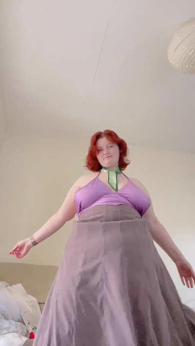 booty in purple panties ;)