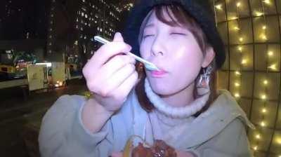 Last piece of cum covered cake is for the director