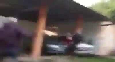 WCGW filling a contraption with firework and sending it to the sky.