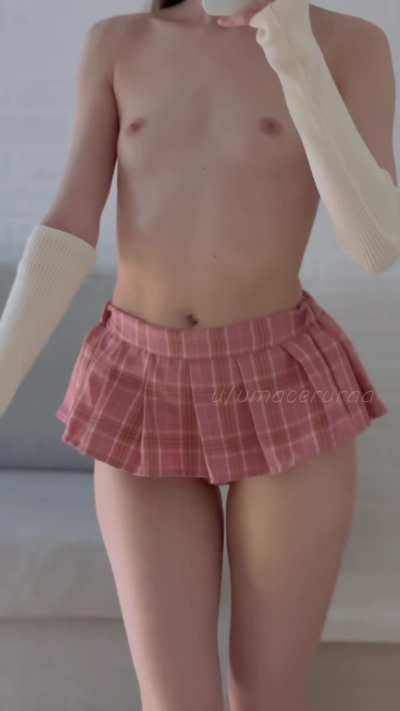 No bra needed with how small my girls are