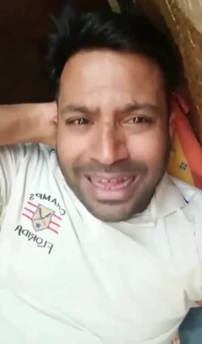 Rizwan after loosing his Test spot to Sarfaraz permanently. Then realising that Pak just escaped from their 3rd consecutive Test Series defeat at home.