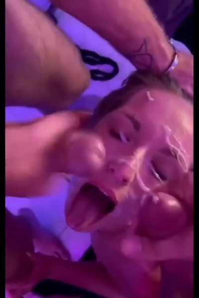 Taking two loads to the face