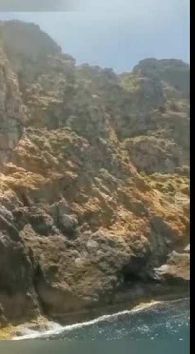 Cliff jumping accident