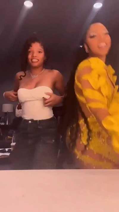 Halle and Chloe Bailey