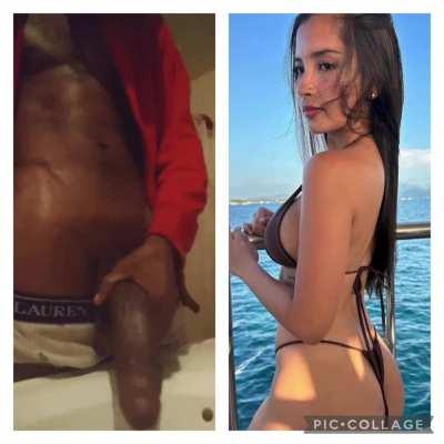 Do you think she can handle all that cock?