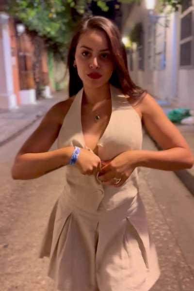 Shaking it in the street