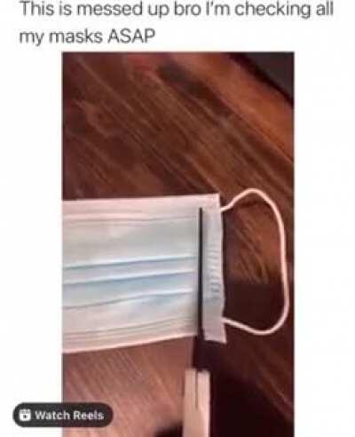 I Can't Believe They're Hiding this in Masks