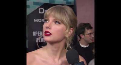 When Taylor's music comes on in a store