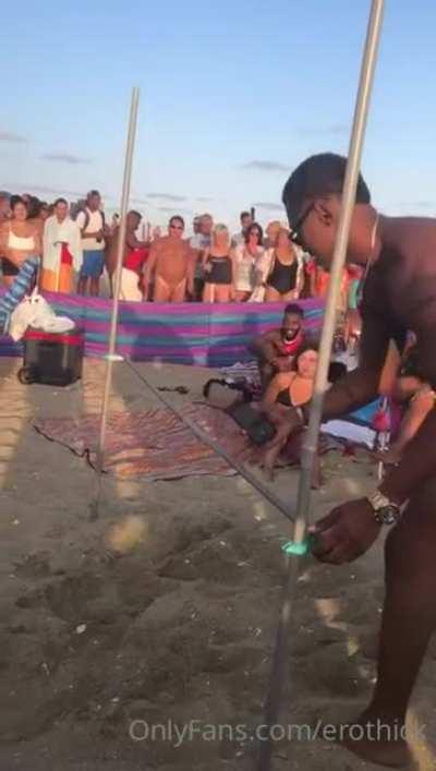 Symbaserosthick at nude beach 2