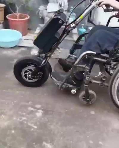 This invention for people on wheelchairs