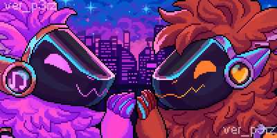 Protogen matching pixel icons
