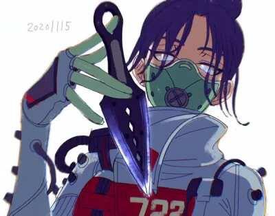 Wraith gif by artist @pm1159_mayonaka