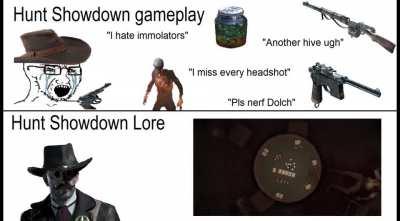 average hunt player: