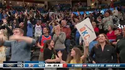 [Highlight] SGA ties it at 110, only for Devonte Graham to win it from 3/4 court.