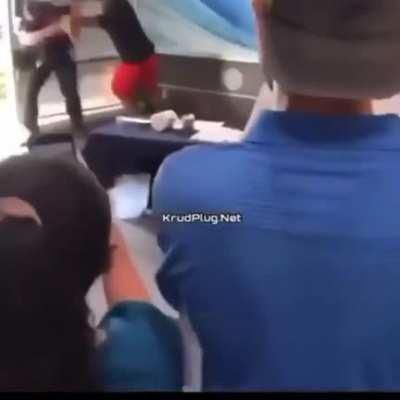 Man resistant to taser acts to be subdued and hits the cop and runs away