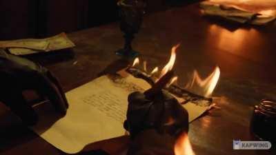 Oda writing Whole Cake Island: