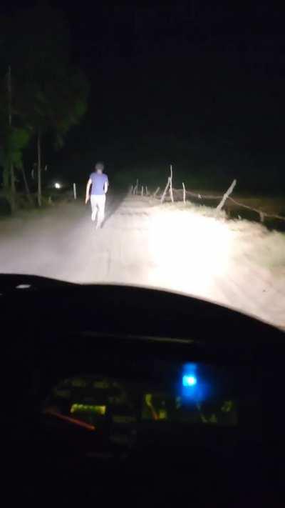 Thala heading to dressing room after hitting final ball for boundary be like........