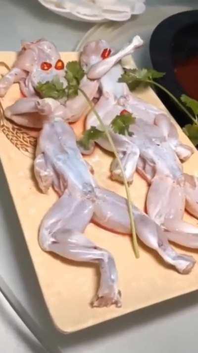 Just a muscle memory. Bon appetit!