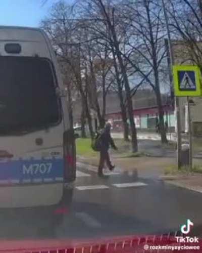 There was an attempt to cross the street.