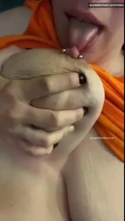 Sometimes I just whip them out and suck on the while watching tv to tease hubby!!