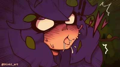 Stuck and forced in public (shinki)